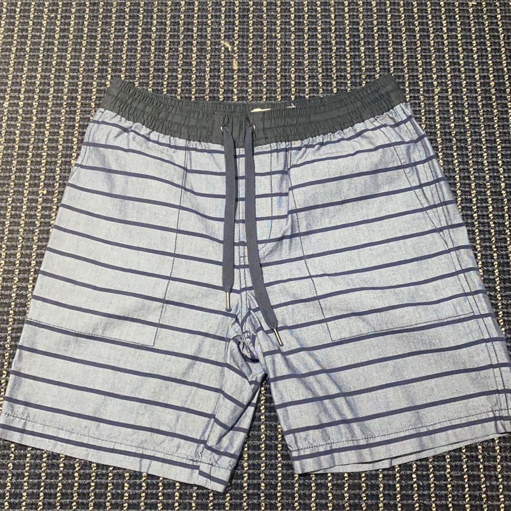 Men’s Blue Striped Shorts